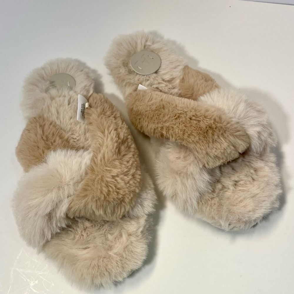 Faux Fur Sandals or Slippers